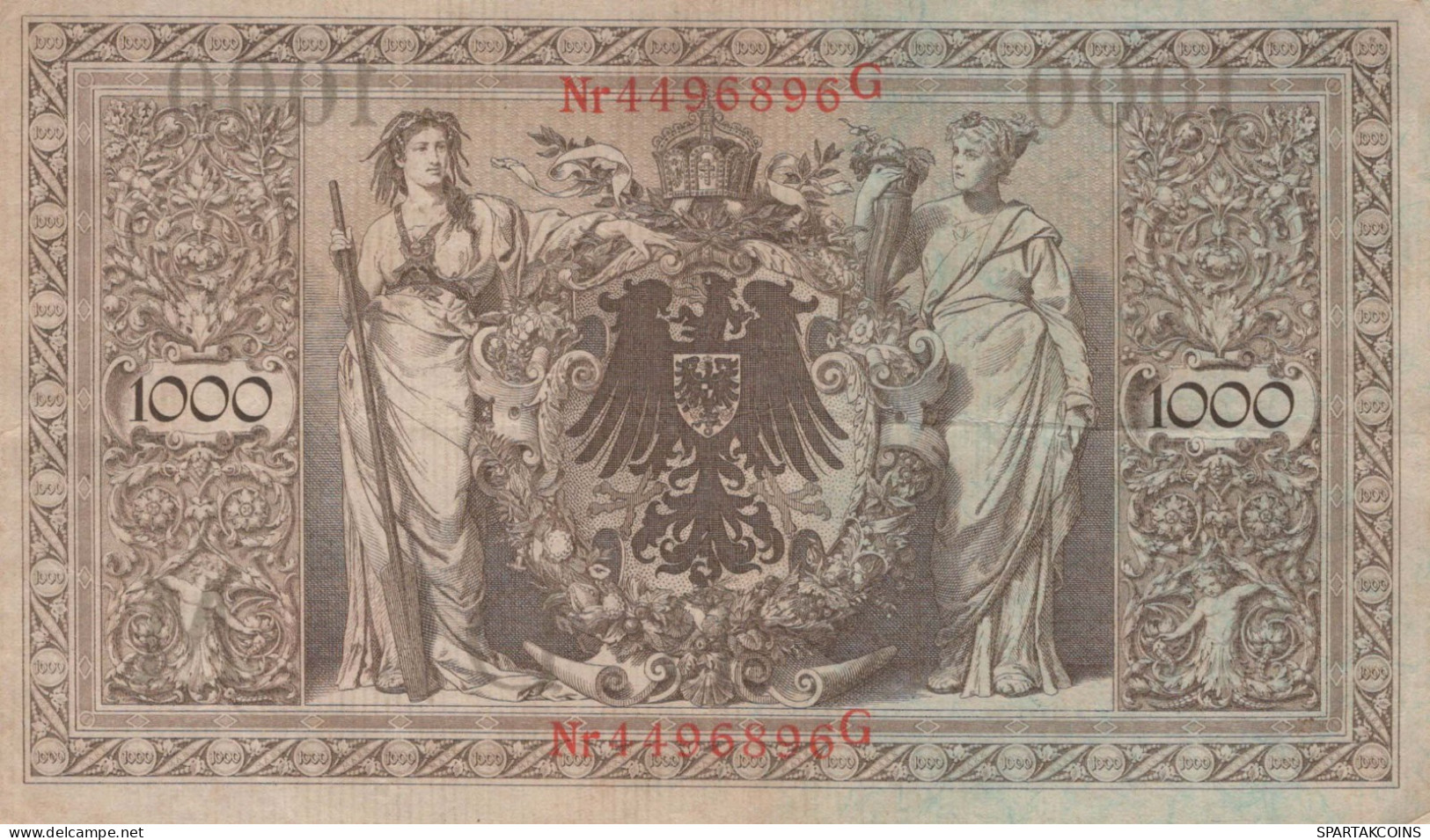 1000 MARK 1910 DEUTSCHLAND Papiergeld Banknote #PL298 - [11] Emisiones Locales