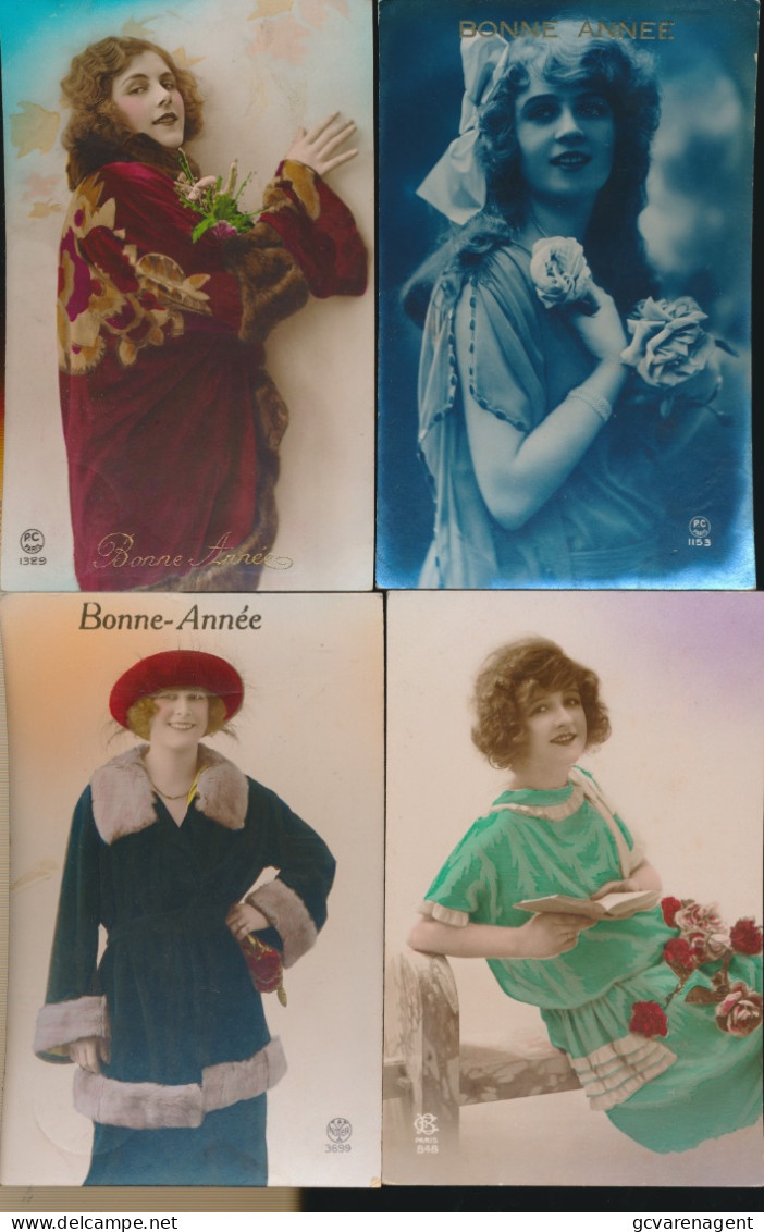 LOT VAN 40  FOTO KAARTEN MET  VROUWEN      ZIE AFBEELDINGEN ( LOT 2 ) - Women