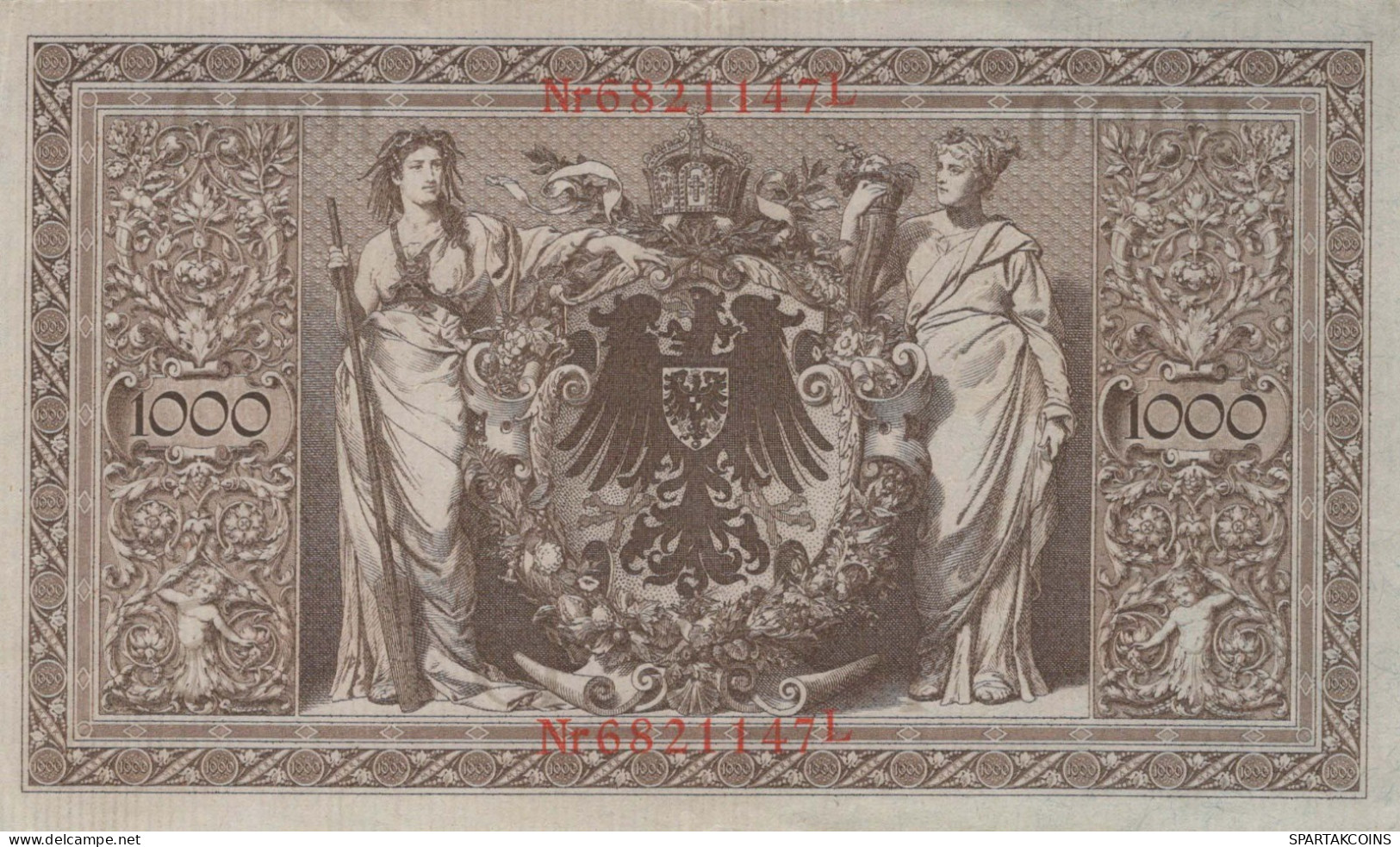 1000 MARK 1910 DEUTSCHLAND Papiergeld Banknote #PL288 - [11] Emisiones Locales