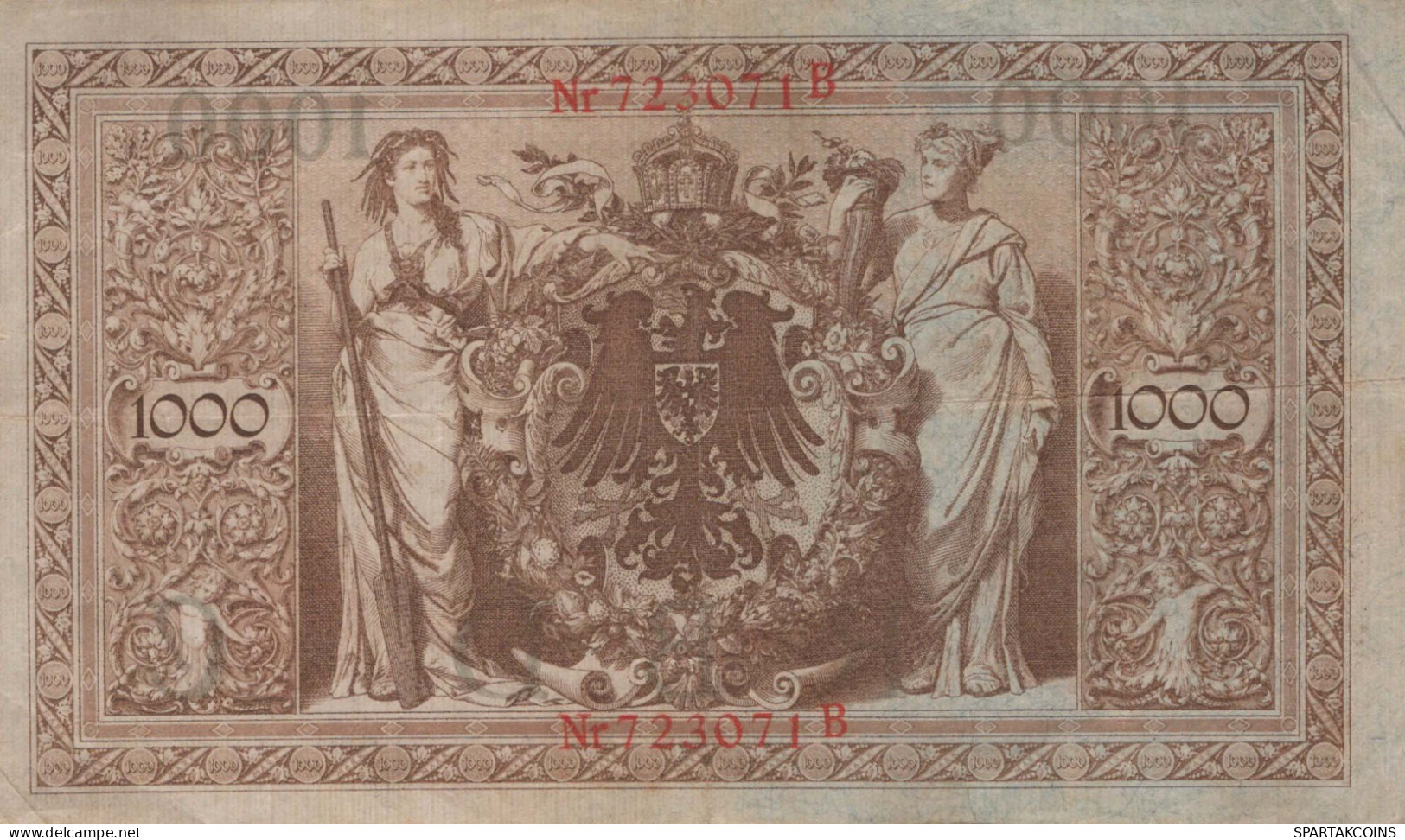 1000 MARK 1910 DEUTSCHLAND Papiergeld Banknote #PL276 - [11] Emissions Locales