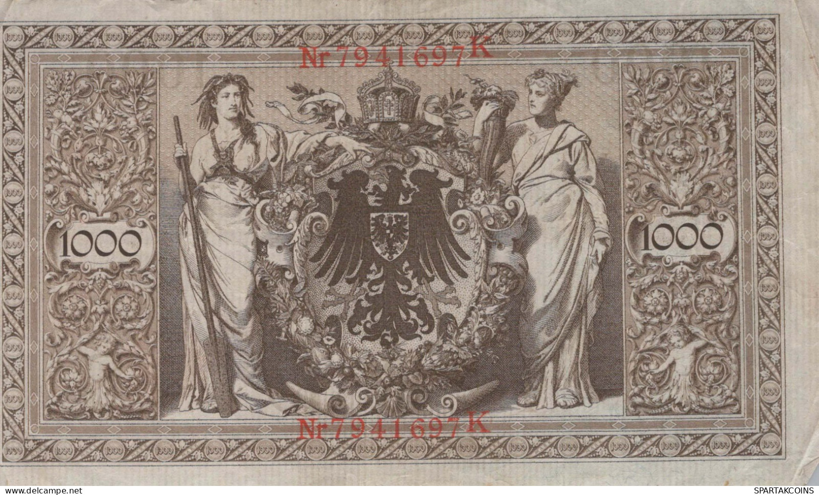 1000 MARK 1910 DEUTSCHLAND Papiergeld Banknote #PL286 - [11] Emisiones Locales