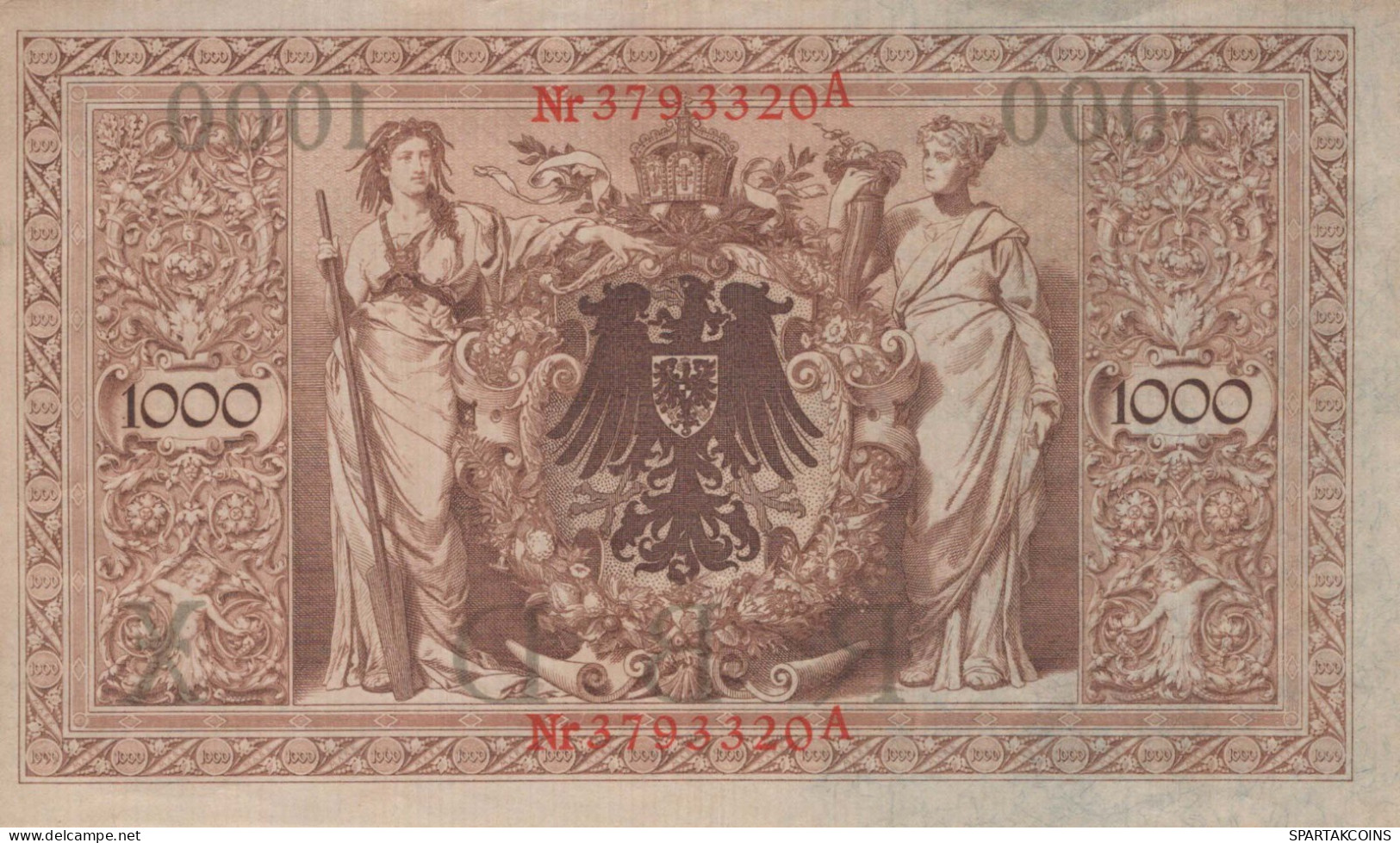 1000 MARK 1910 DEUTSCHLAND Papiergeld Banknote #PL282 - Lokale Ausgaben