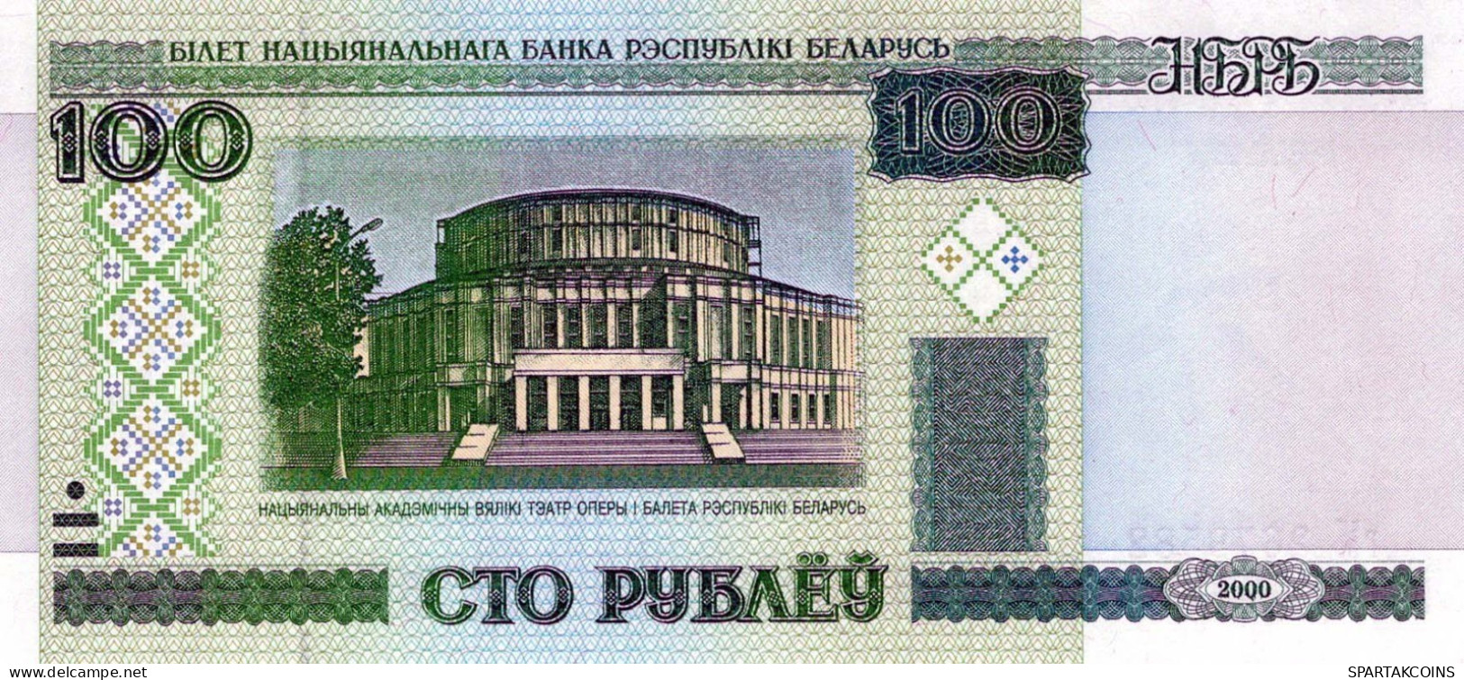 100 RUBLES 2000 BELARUS Papiergeld Banknote #PJ304 - [11] Emissions Locales
