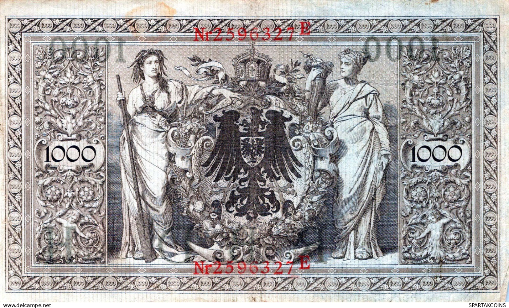 1000 MARK 1910 DEUTSCHLAND Papiergeld Banknote #PL270 - [11] Local Banknote Issues