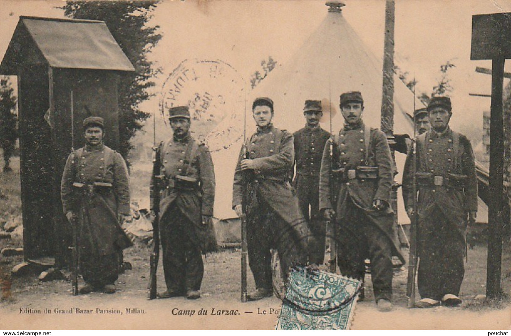 OP 20-(12) CAMP DU LARZAC - LE POSTE DE POLICE - 2 SCANS - La Cavalerie