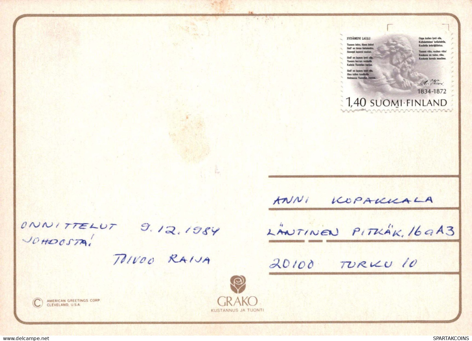 FLORES Vintage Tarjeta Postal CPSM #PAS093.ES - Flowers