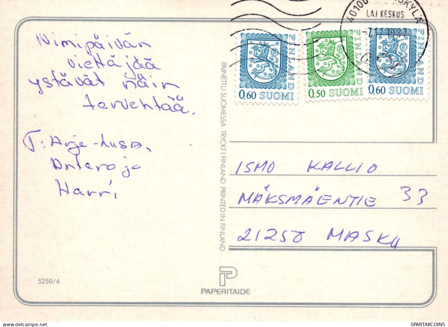 FLORES Vintage Tarjeta Postal CPSM #PAS273.ES - Fleurs
