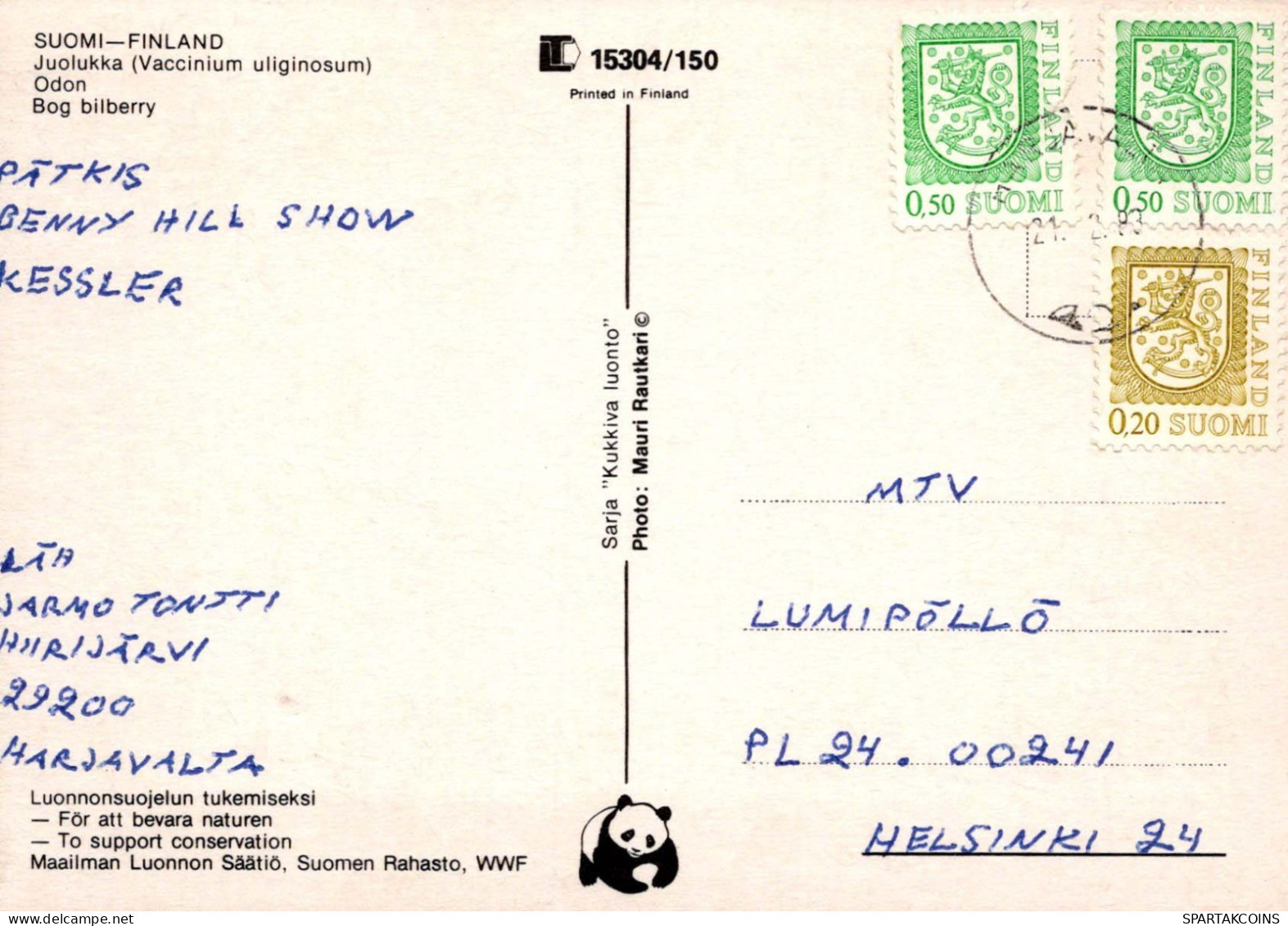 FLORES Vintage Tarjeta Postal CPSM #PAS513.ES - Fleurs