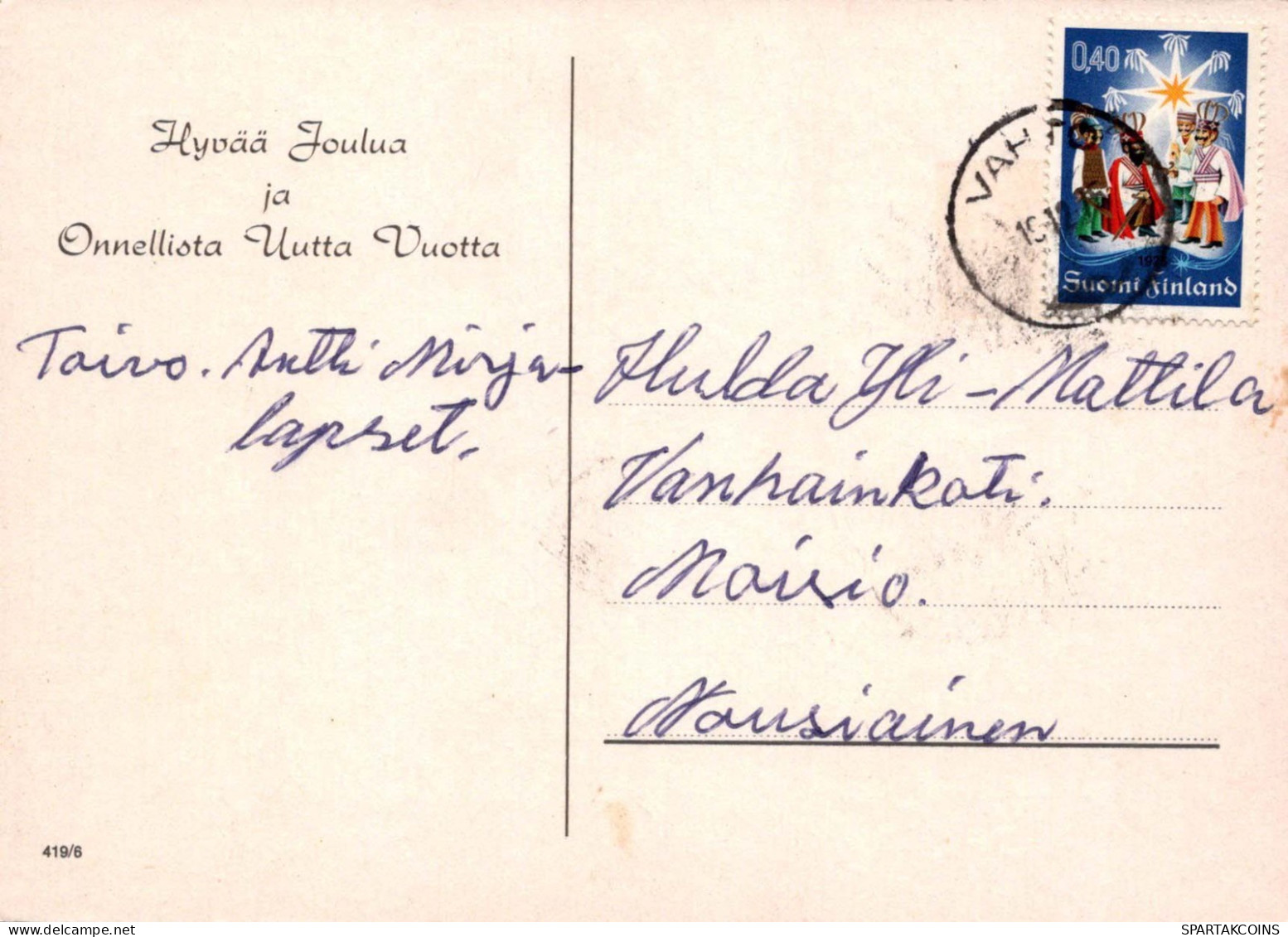 FLORES Vintage Tarjeta Postal CPSM #PAS393.ES - Fleurs