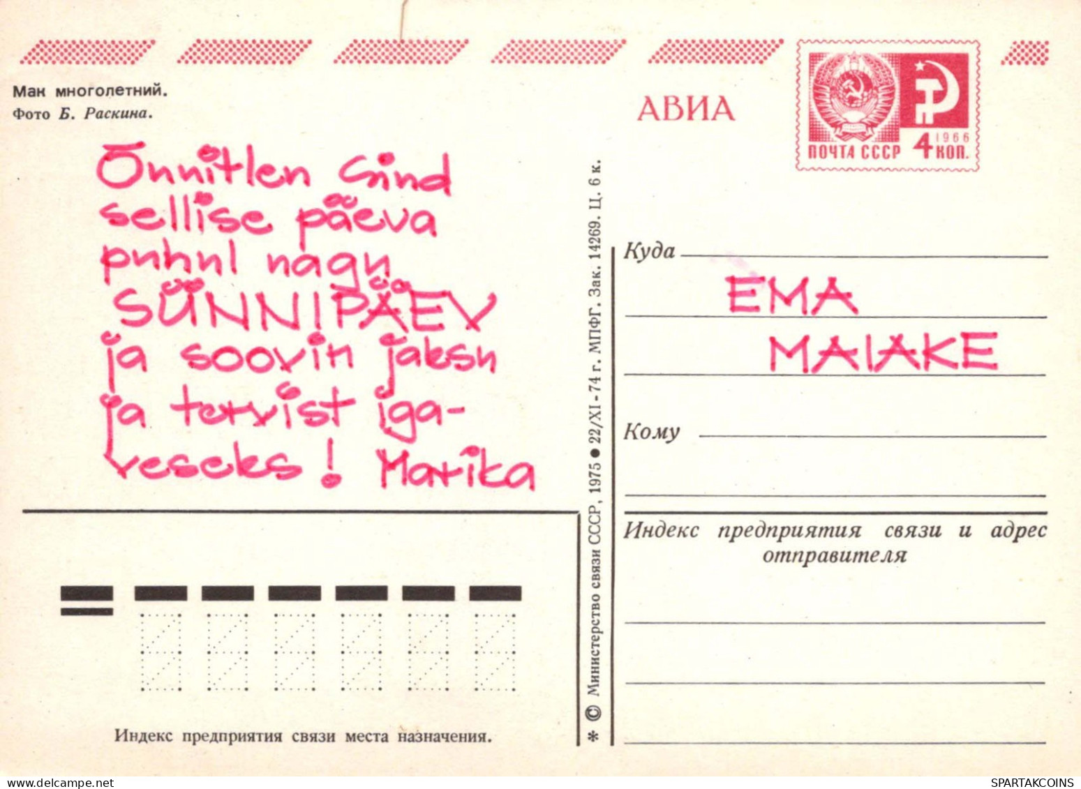 FLORES Vintage Tarjeta Postal CPSM #PAR432.ES - Fleurs