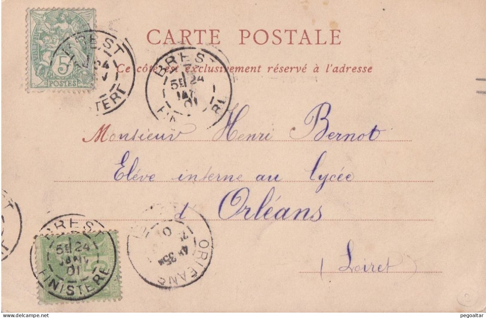 Jolie Carte à 10 Cts. - 1877-1920: Semi Modern Period