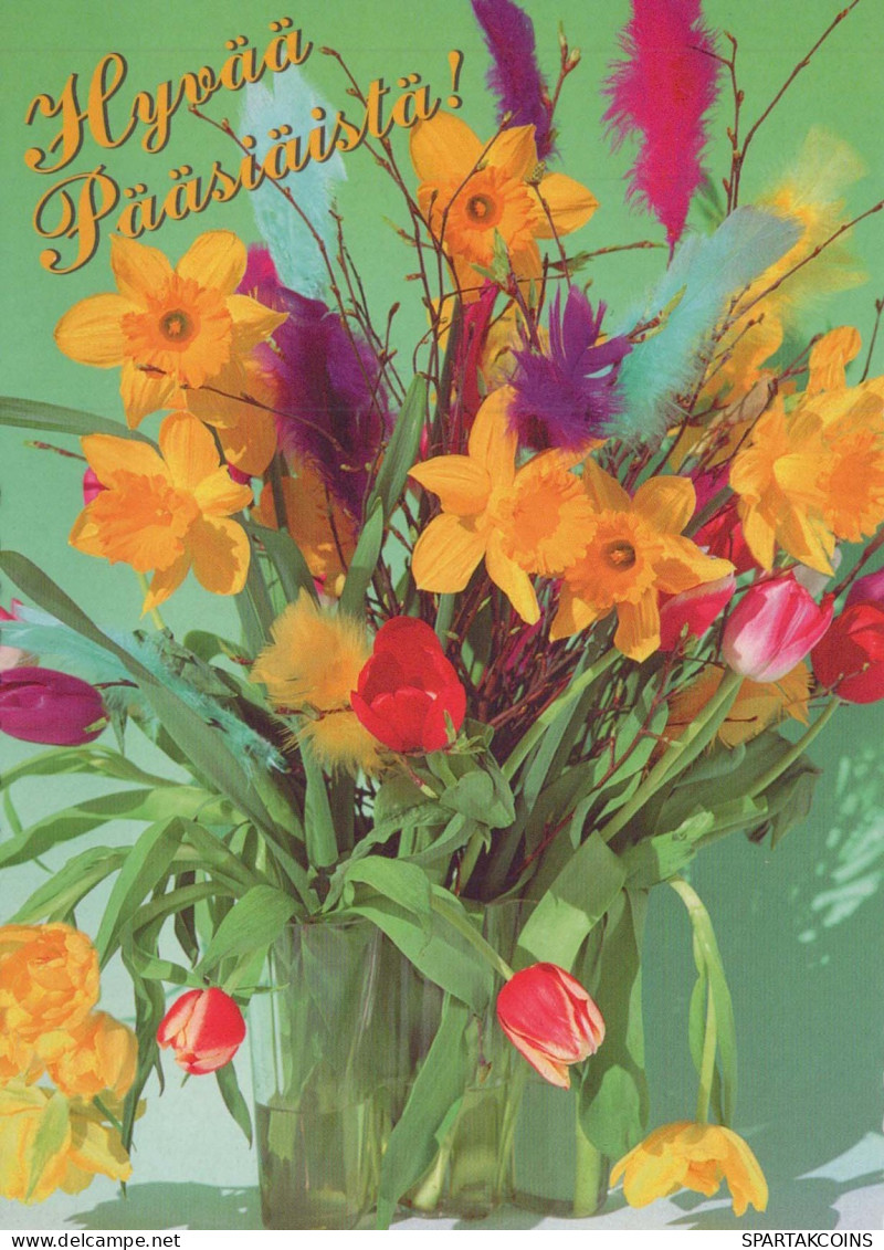 FLORES Vintage Tarjeta Postal CPSM #PAR070.ES - Flowers