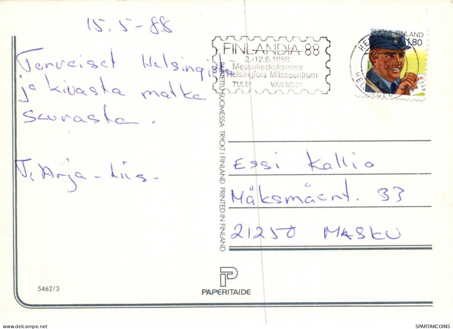 GATO GATITO Animales Vintage Tarjeta Postal CPSM #PAM173.ES - Chats