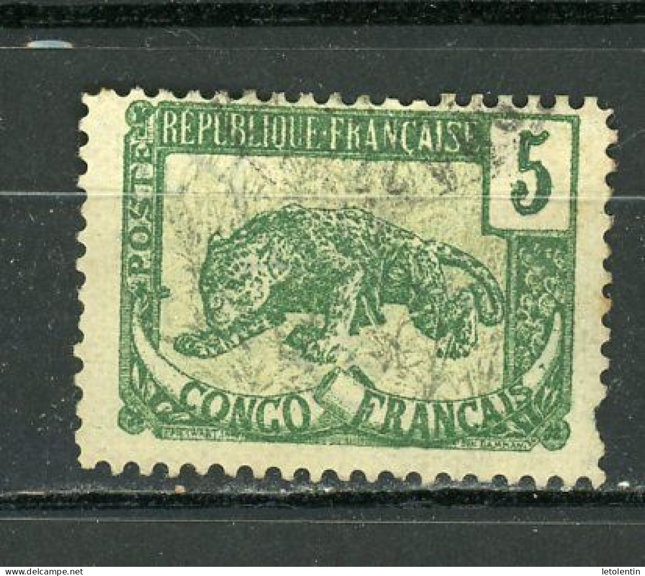 MOYEN CONGO (RF) - SERIE COURANTE - N° Yt 30 Obli. - Used Stamps