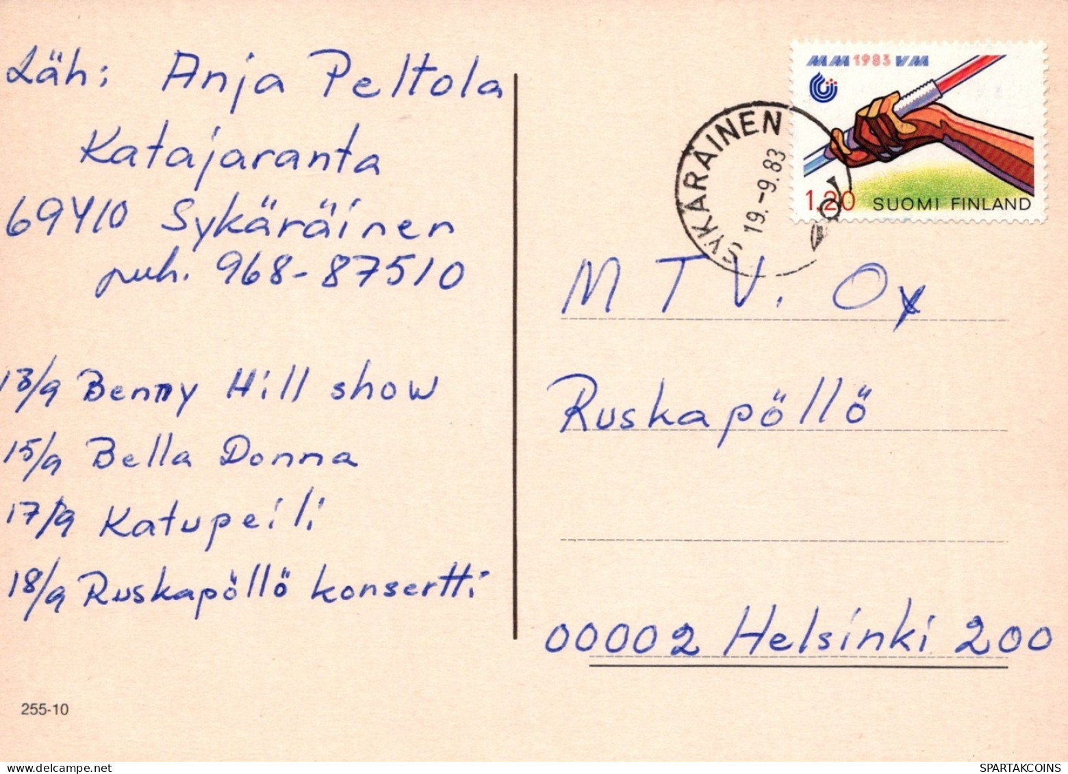 GATO GATITO Animales Vintage Tarjeta Postal CPSM #PAM486.ES - Chats