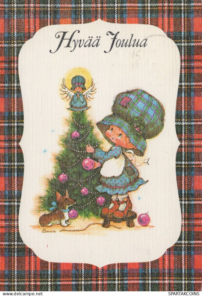 ÁNGEL NAVIDAD Vintage Tarjeta Postal CPSM #PAJ202.ES - Anges