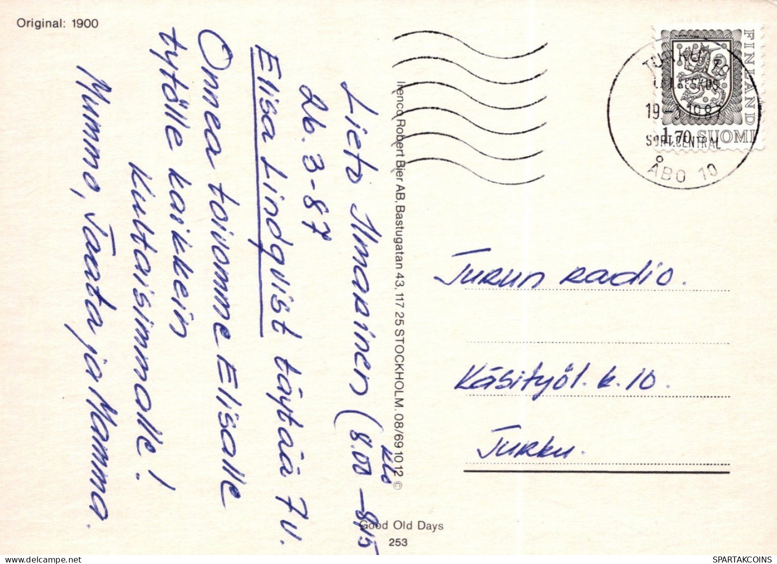 ÁNGEL NAVIDAD Vintage Tarjeta Postal CPSM #PAJ135.ES - Anges