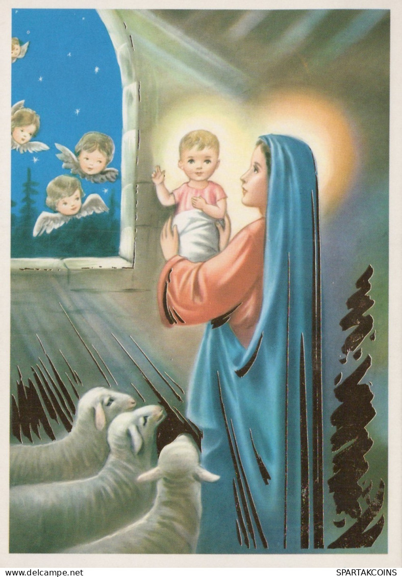 ÁNGEL NAVIDAD Vintage Tarjeta Postal CPSM #PAH815.ES - Engel