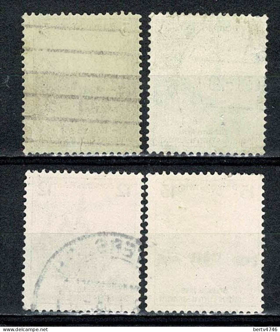 DR 1938  Mi. 665/68 (o)  Yv. 608/11 (o) (2 Scans) - Gebraucht