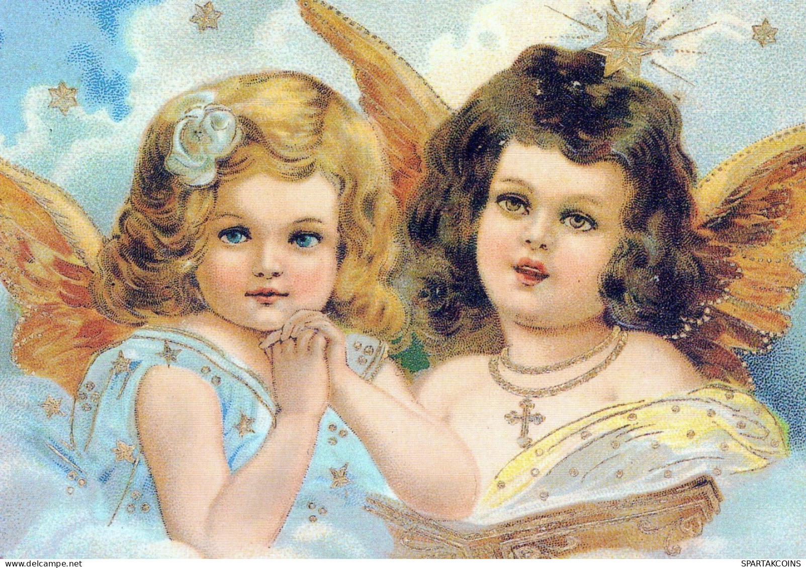 ÁNGEL NAVIDAD Vintage Tarjeta Postal CPSM #PAH382.ES - Engel