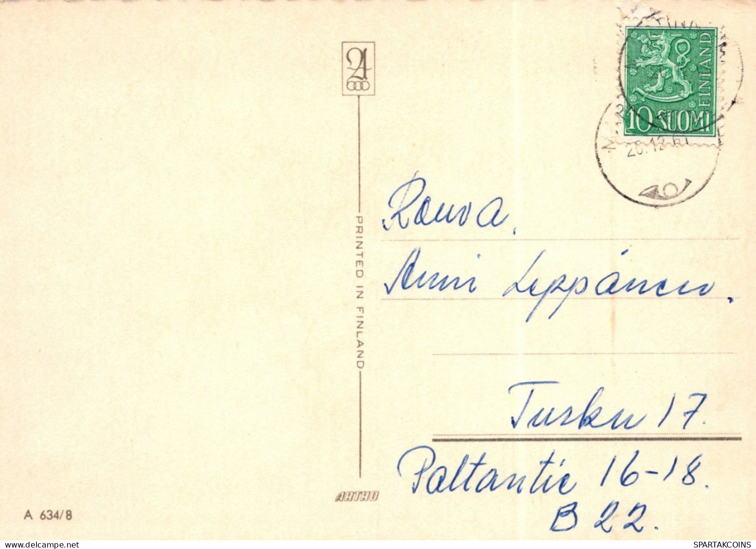 ÁNGEL NAVIDAD Vintage Tarjeta Postal CPSM #PAH126.ES - Anges