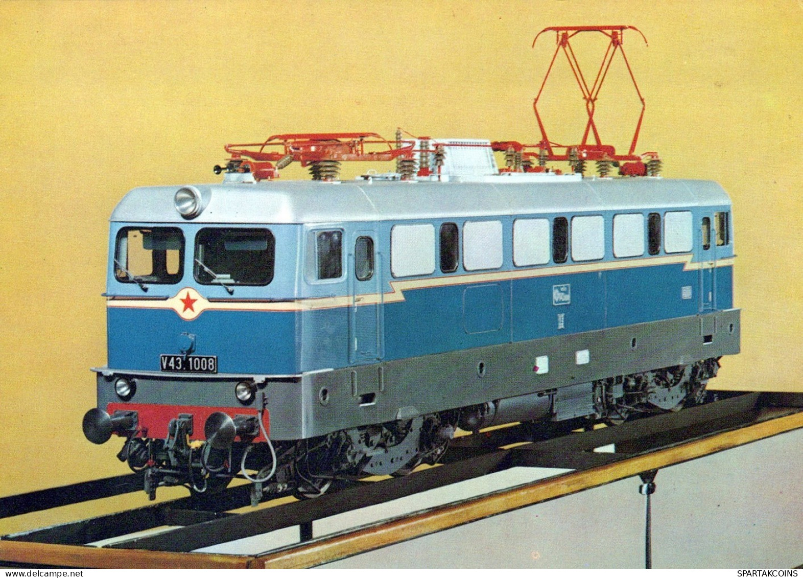 TREN TRANSPORTE Ferroviario Vintage Tarjeta Postal CPSM #PAA746.ES - Trains