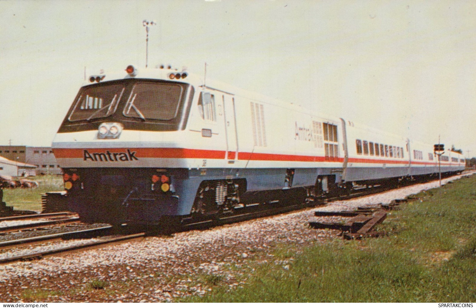 TREN TRANSPORTE Ferroviario Vintage Tarjeta Postal CPSMF #PAA544.ES - Treni