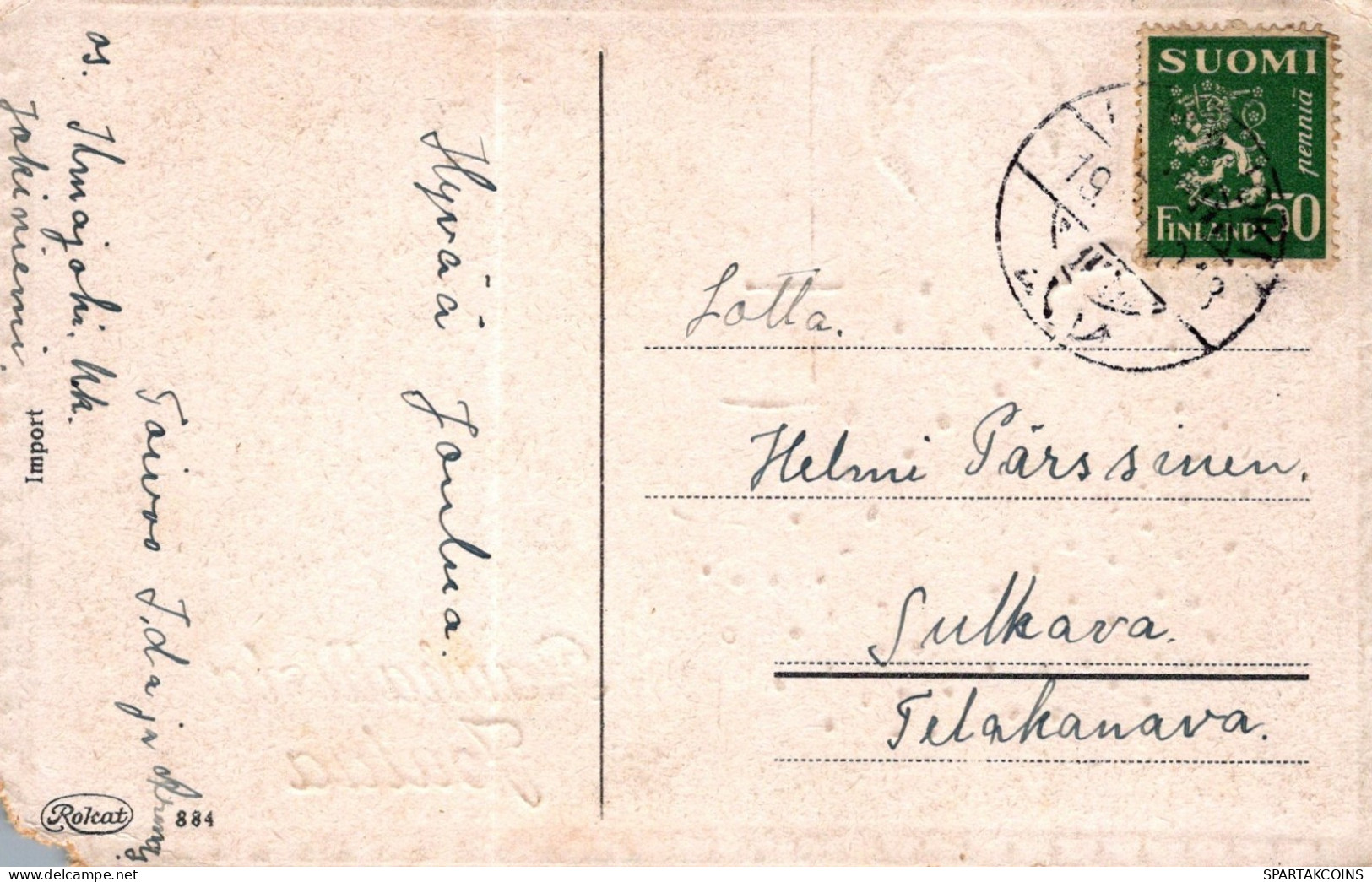 ÁNGEL NAVIDAD Vintage Tarjeta Postal CPSMPF #PAG751.ES - Engel