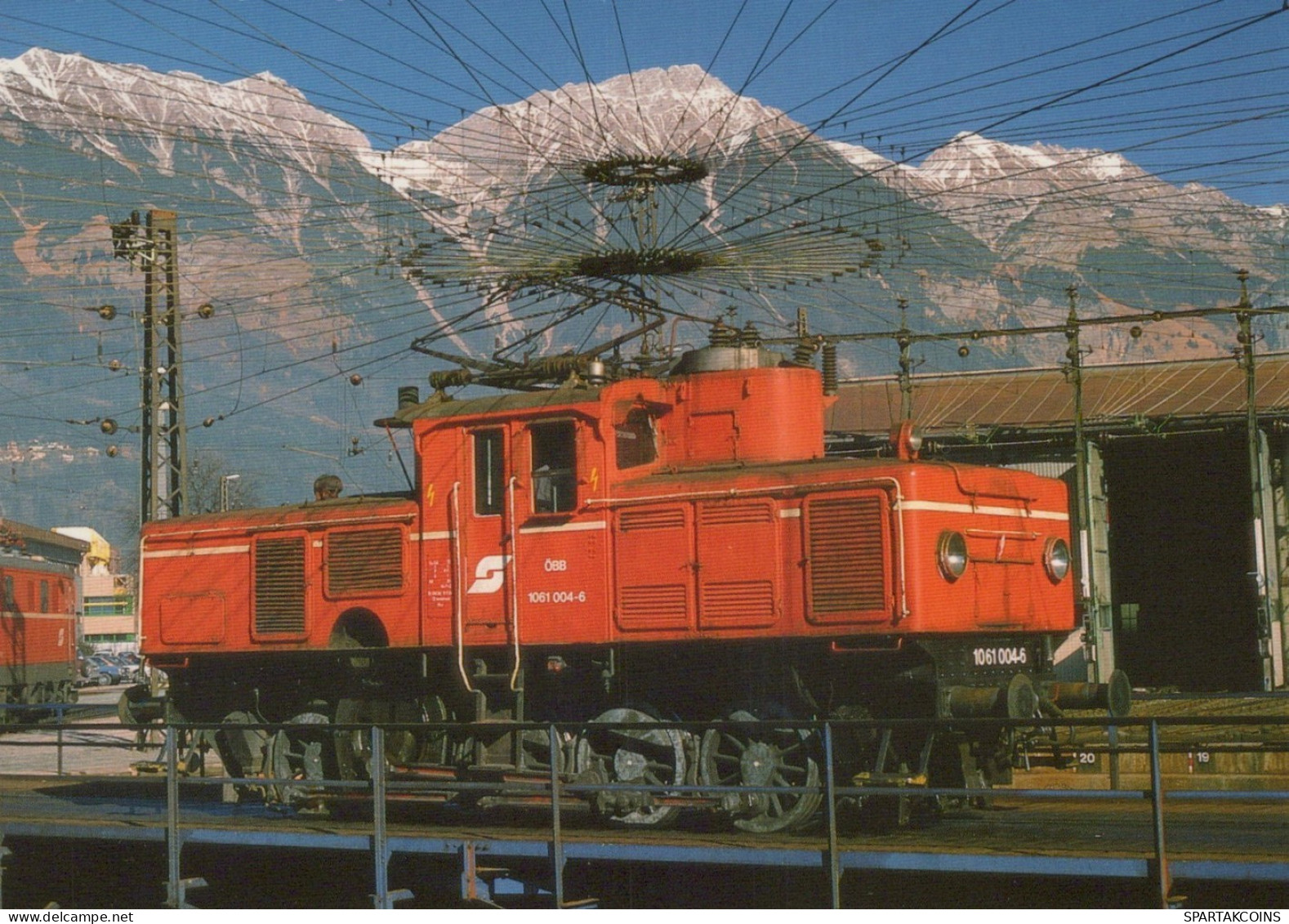 TREN TRANSPORTE Ferroviario Vintage Tarjeta Postal CPSM #PAA877.ES - Trains