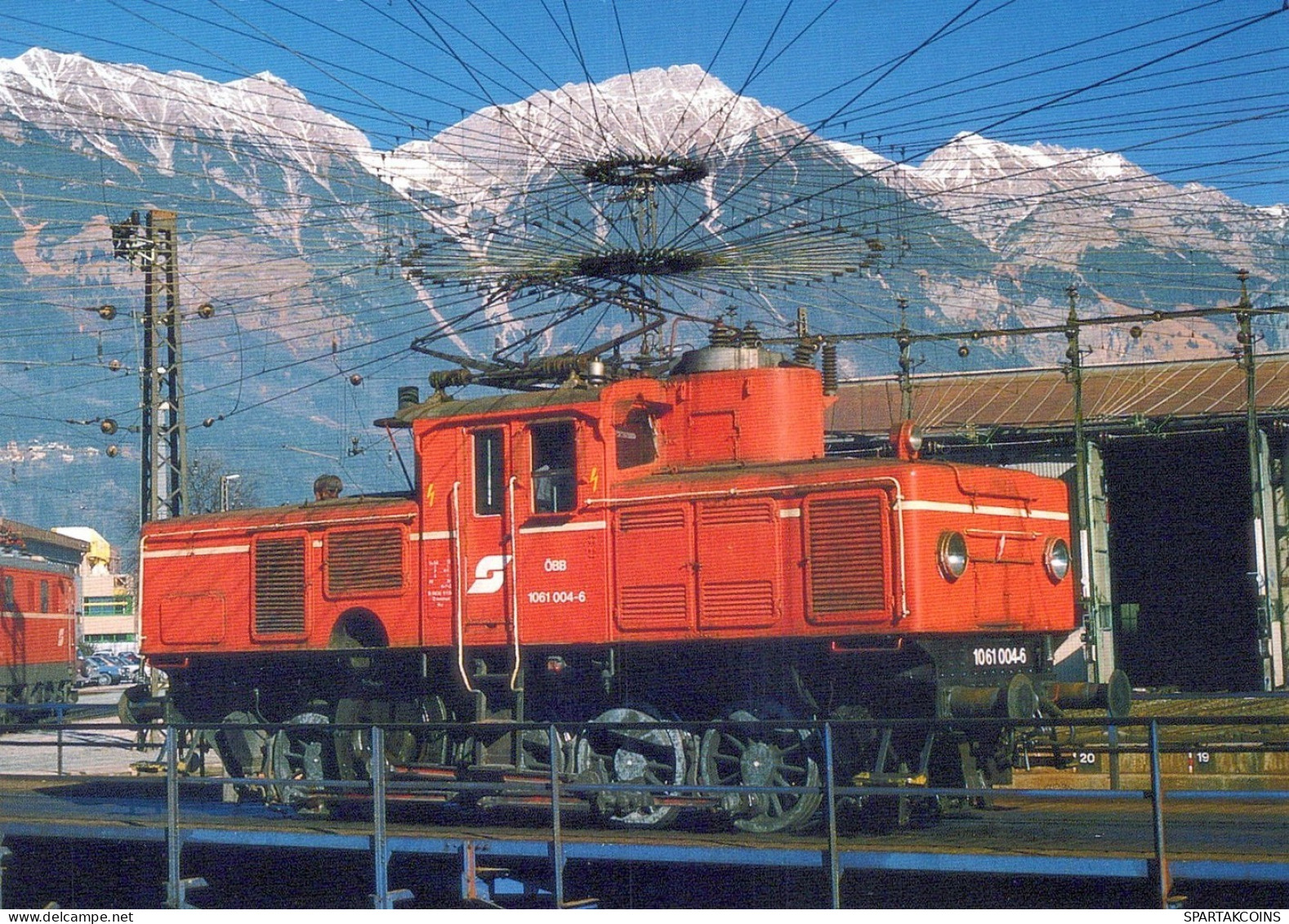 TREN TRANSPORTE Ferroviario Vintage Tarjeta Postal CPSM #PAA877.ES - Trains