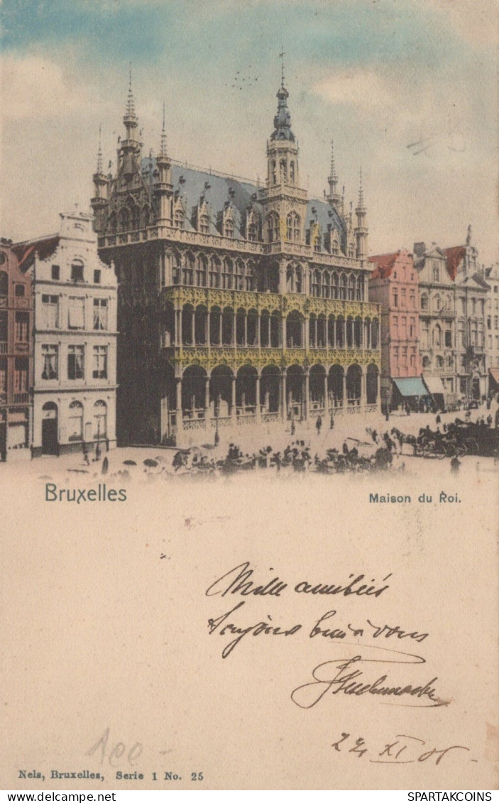 BELGIEN BRÜSSEL Postkarte CPA #PAD659.DE - Brussel (Stad)