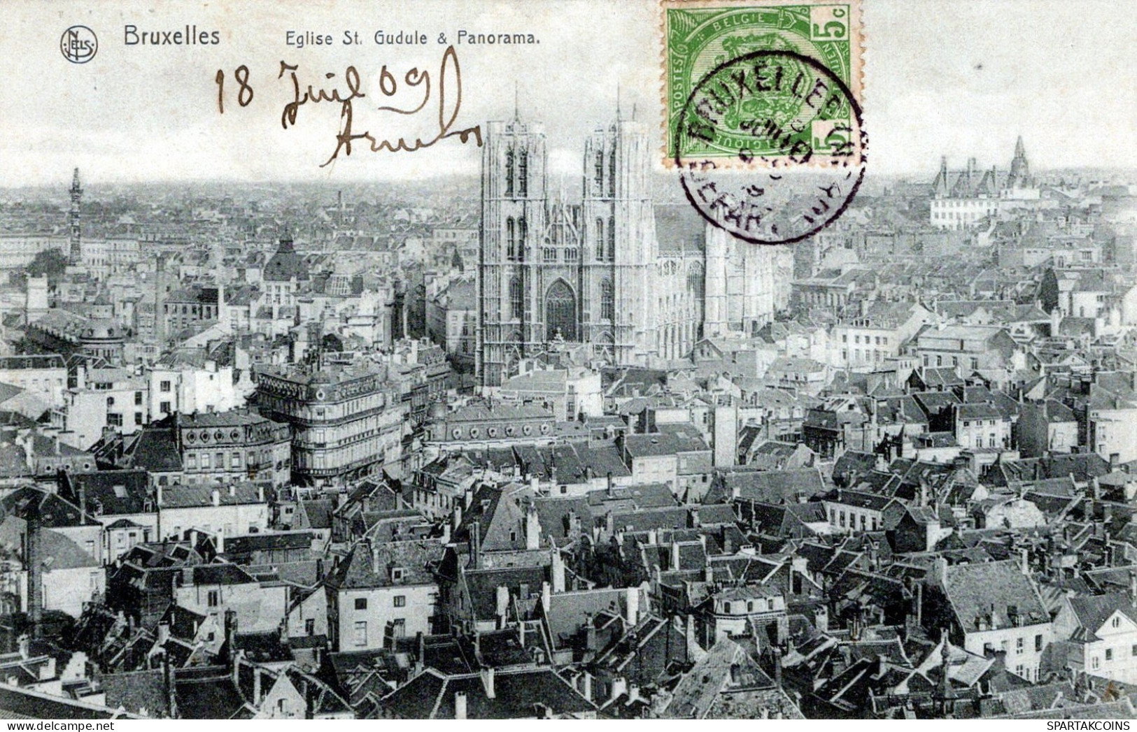 BELGIEN BRÜSSEL Postkarte CPA #PAD533.DE - Bruxelles-ville