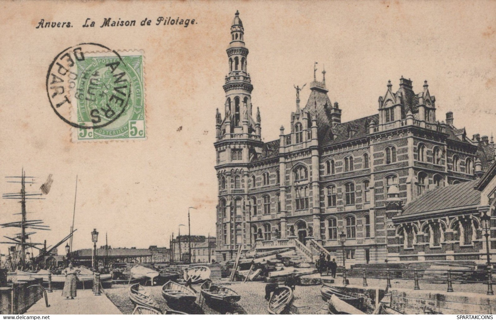 BELGIEN ANTWERPEN Postkarte CPA #PAD339.DE - Antwerpen