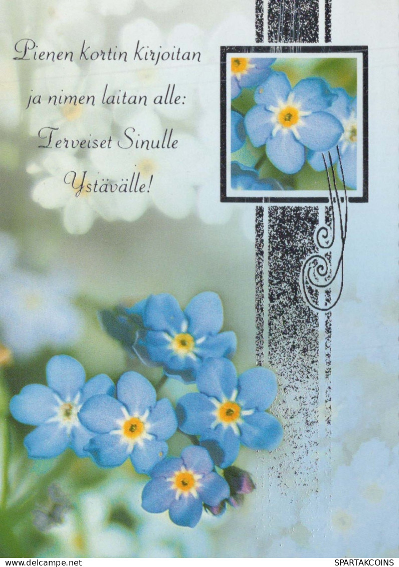 FLOWERS Vintage Ansichtskarte Postkarte CPSM #PBZ866.DE - Fleurs