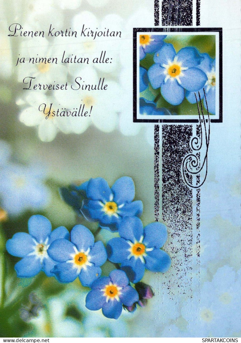FLOWERS Vintage Ansichtskarte Postkarte CPSM #PBZ866.DE - Fleurs
