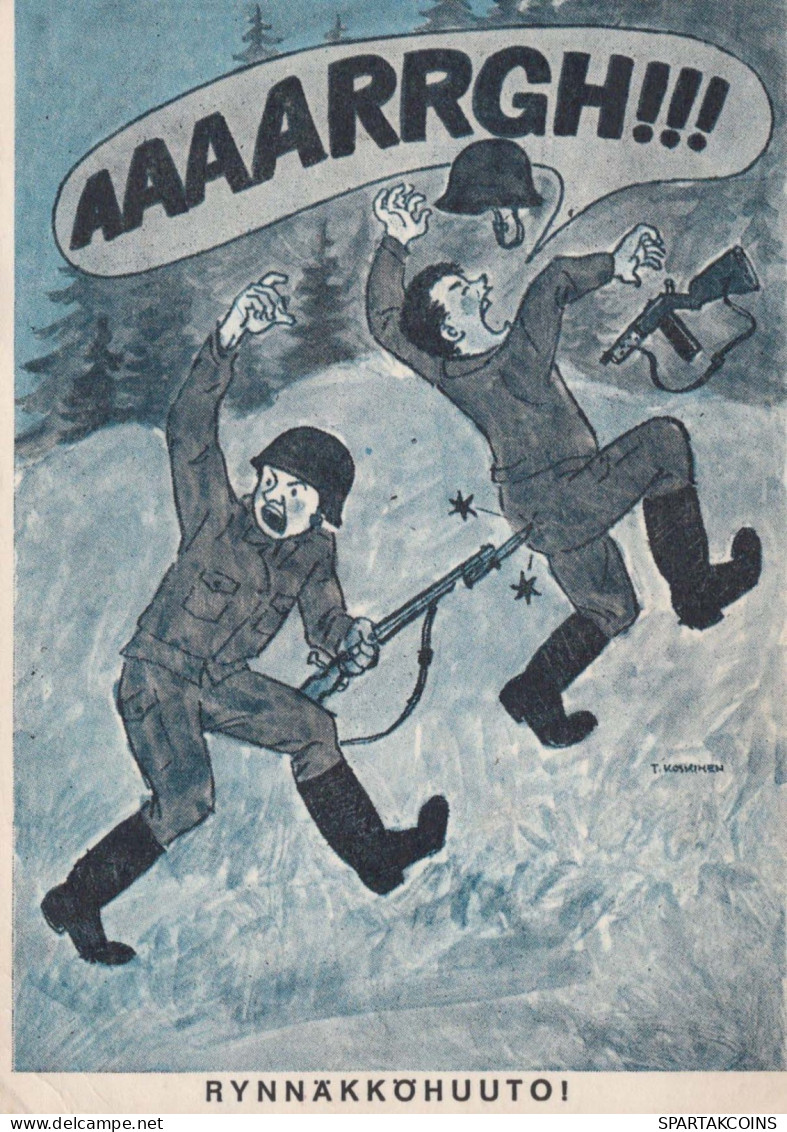 SOLDAT HUMOR Militaria Vintage Ansichtskarte Postkarte CPSM #PBV956.DE - Humour