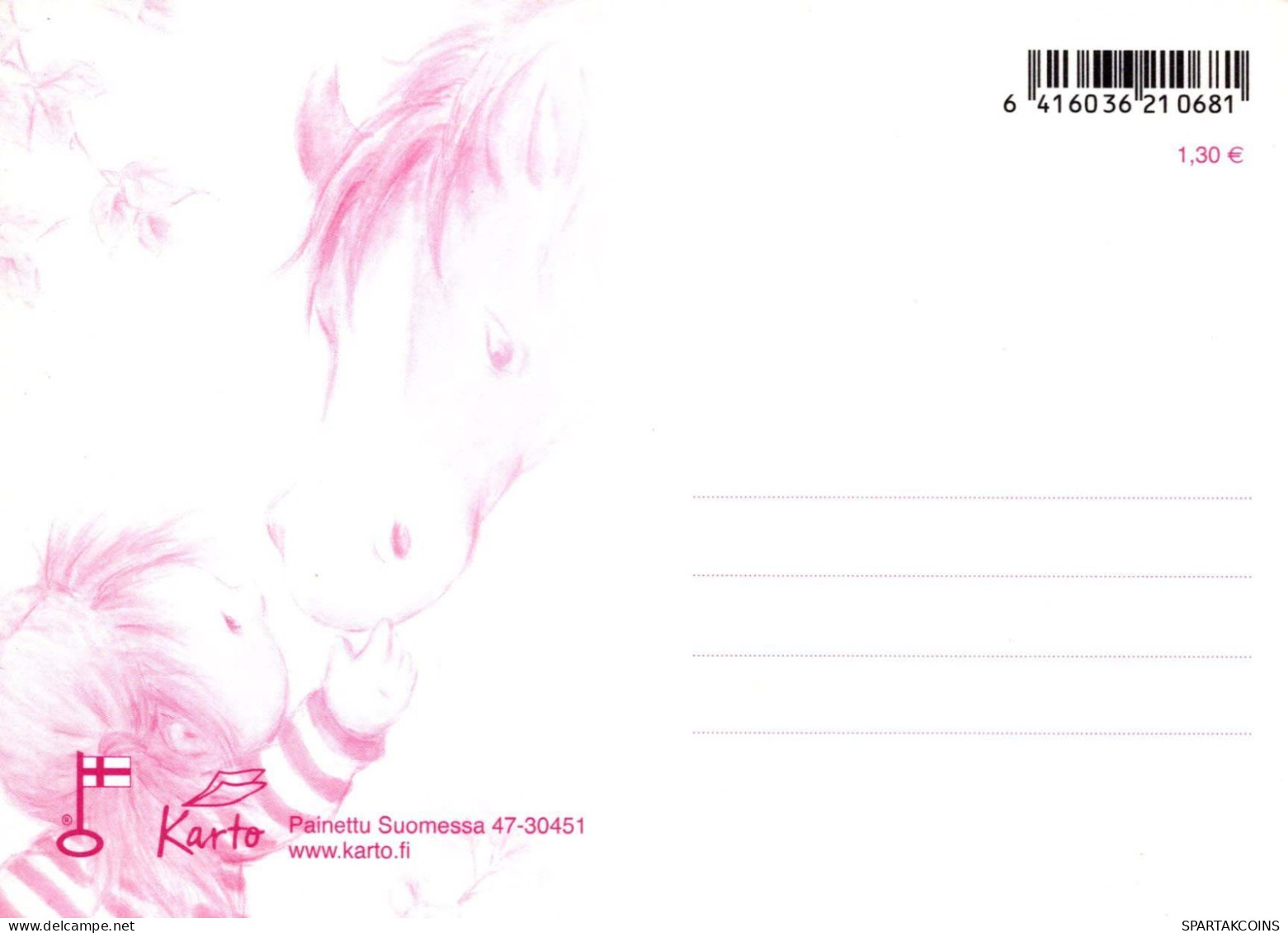 PFERD Tier Vintage Ansichtskarte Postkarte CPSM #PBR876.DE - Paarden