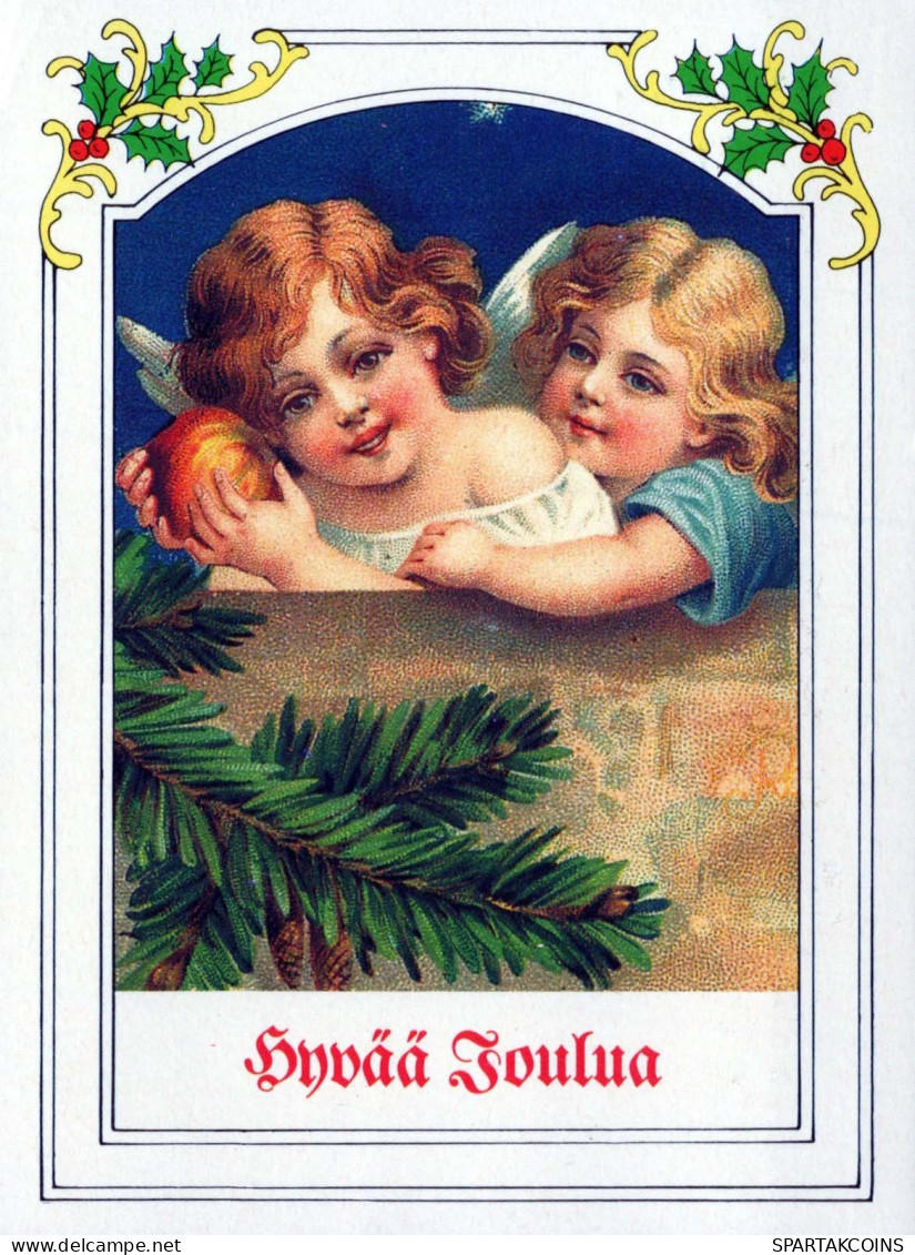 ENGEL Weihnachten Vintage Ansichtskarte Postkarte CPSM #PBP416.DE - Engel