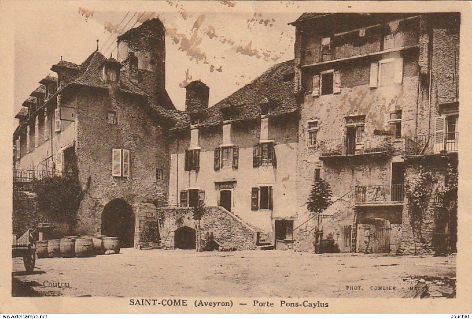 OP 22-(12) SAINT COME - PORTE PONS CAYLUS - 2 SCANS - Sonstige & Ohne Zuordnung