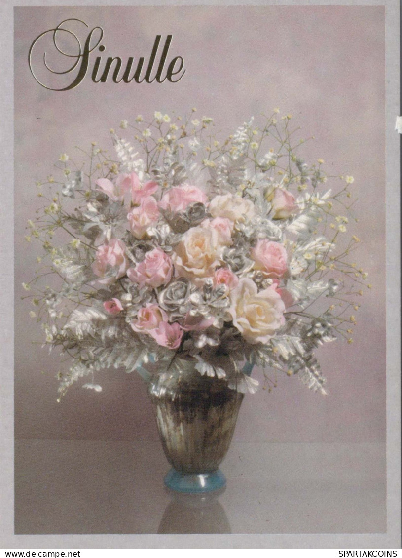 FLEURS Vintage Carte Postale CPSM #PAR733.FR - Fleurs
