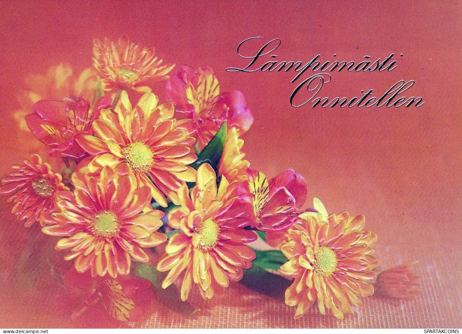 FLEURS Vintage Carte Postale CPSM #PAR673.FR - Flowers