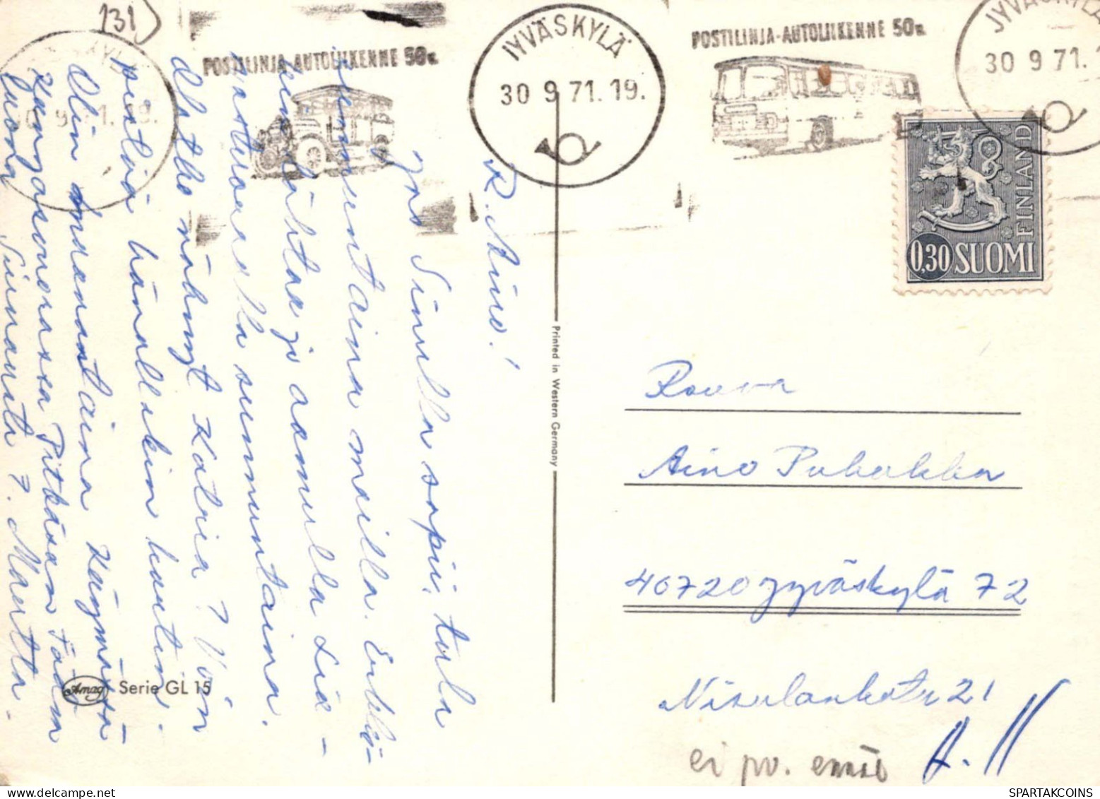 FLEURS Vintage Carte Postale CPSM #PAS154.FR - Blumen