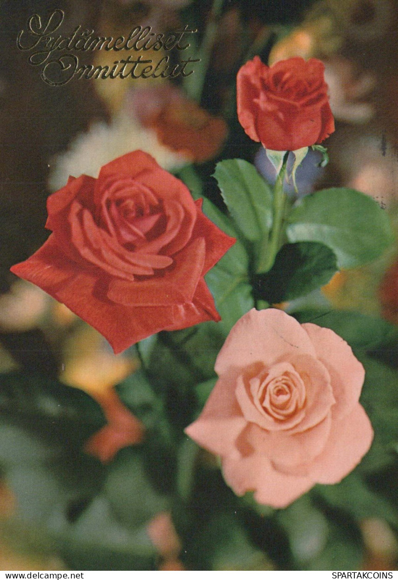 FLEURS Vintage Carte Postale CPSM #PAR973.FR - Bloemen