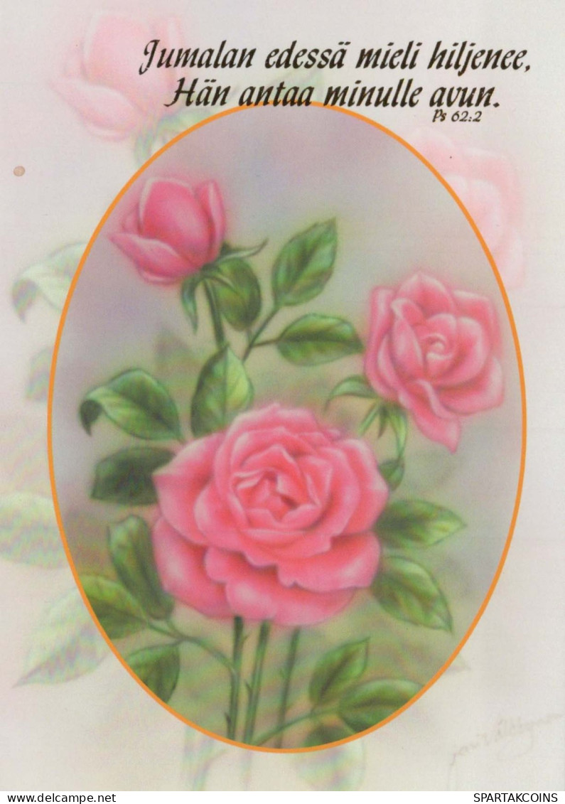 FLEURS Vintage Carte Postale CPSM #PAR853.FR - Blumen