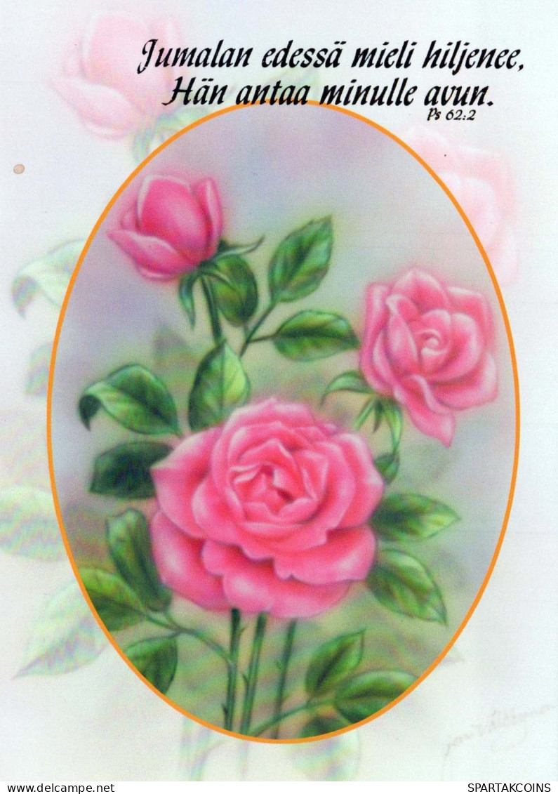 FLEURS Vintage Carte Postale CPSM #PAR853.FR - Flowers