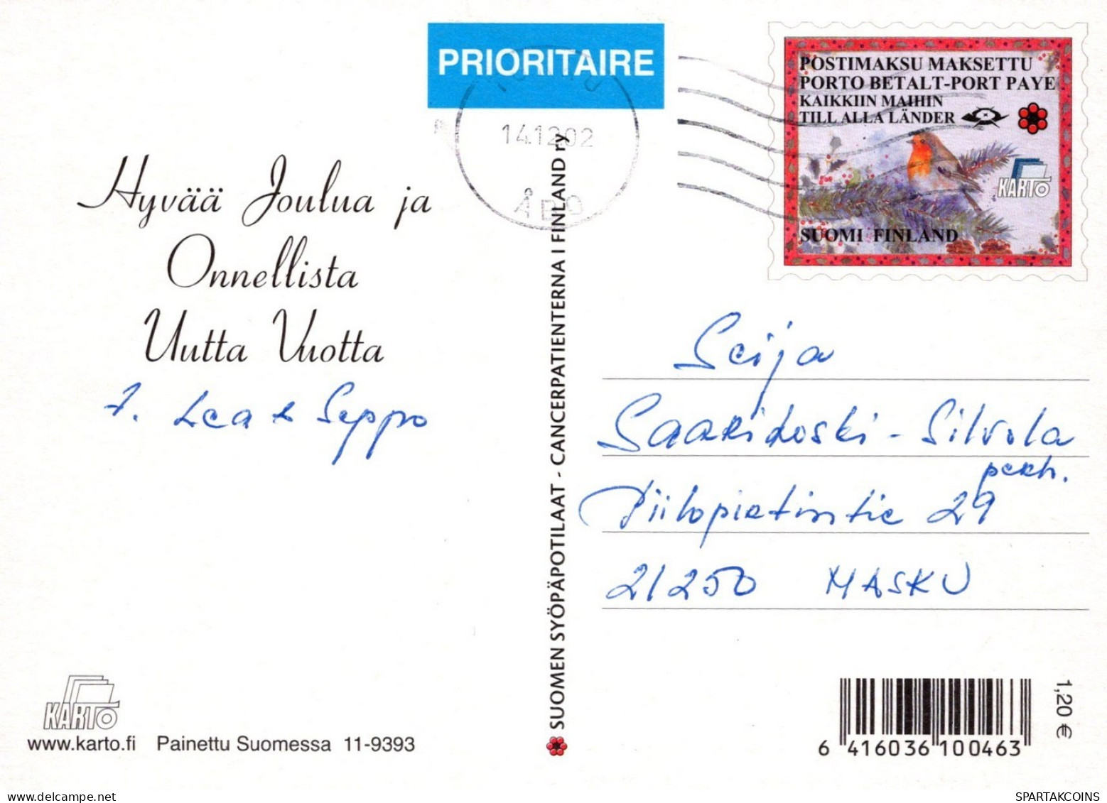 OISEAU Animaux Vintage Carte Postale CPSM #PAM865.FR - Oiseaux