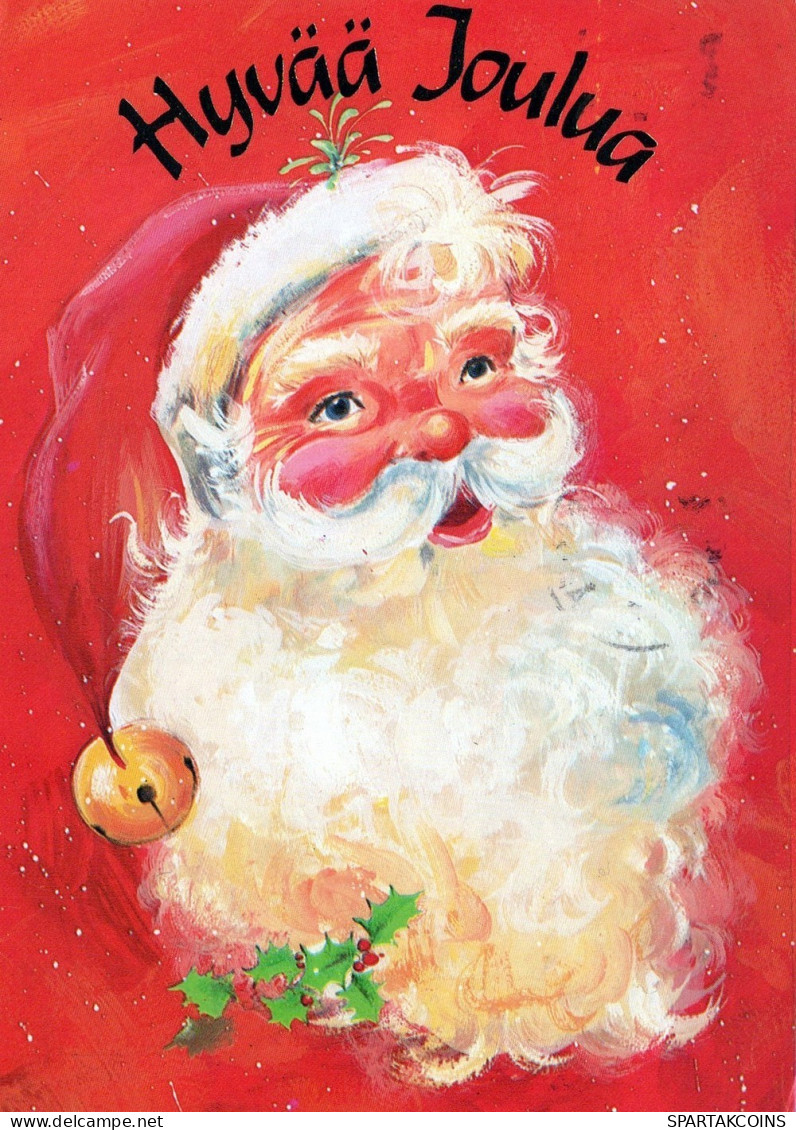 PÈRE NOËL NOËL Fêtes Voeux Vintage Carte Postale CPSM #PAJ802.FR - Santa Claus