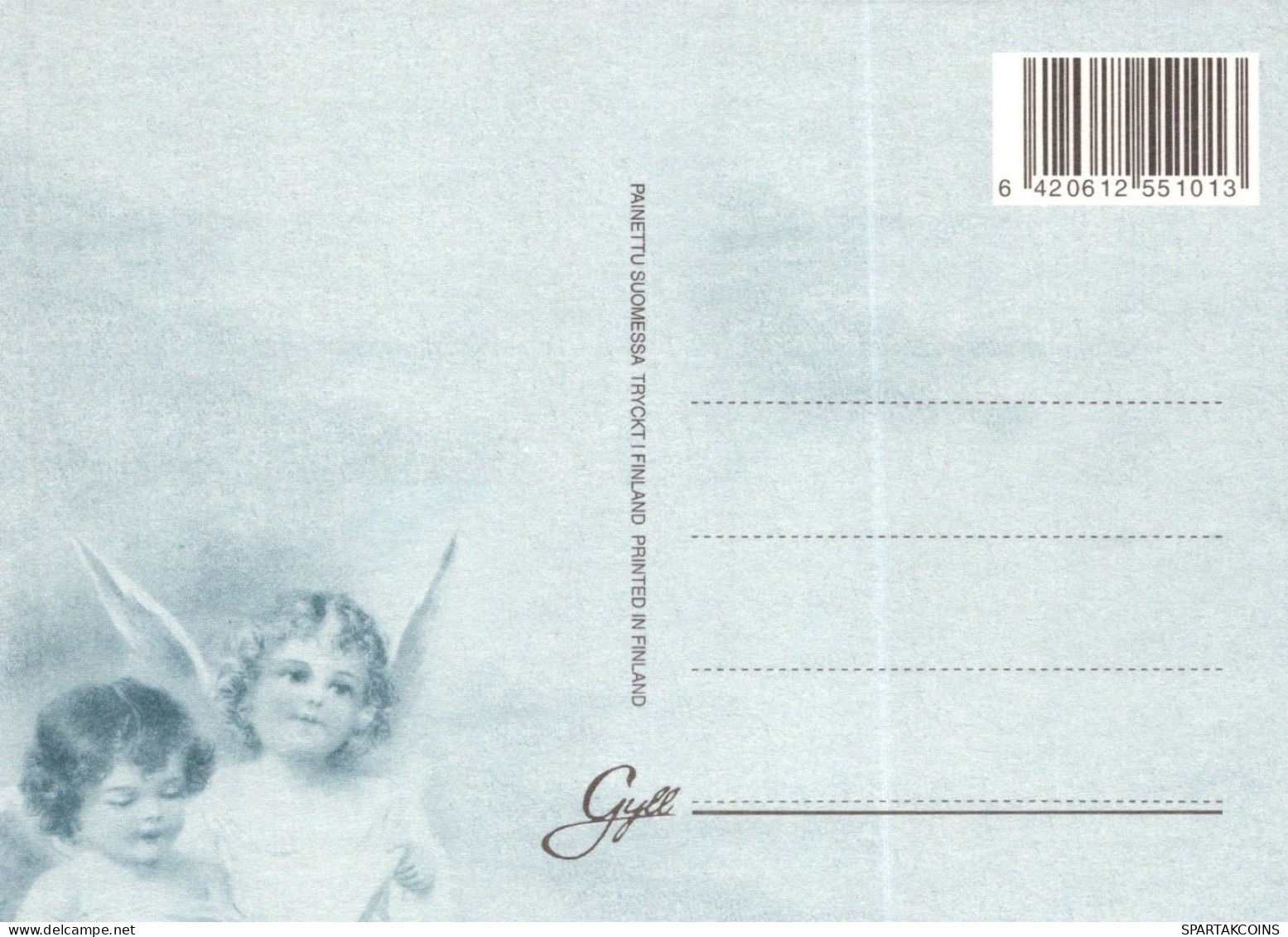 ANGE NOËL Vintage Carte Postale CPSM #PAJ073.FR - Engel