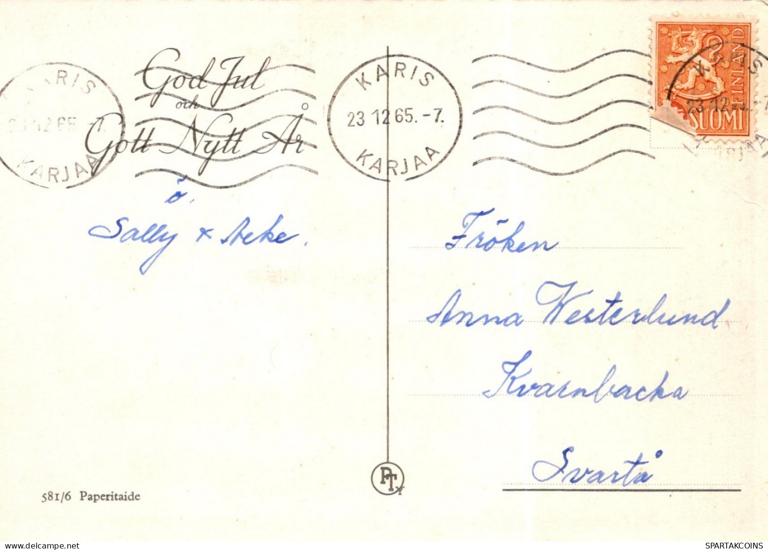 ANGE NOËL Vintage Carte Postale CPSM #PAH127.FR - Engel