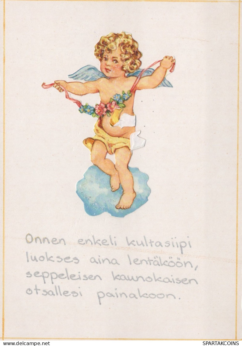 ANGE NOËL Vintage Carte Postale CPSM #PAH513.FR - Engel